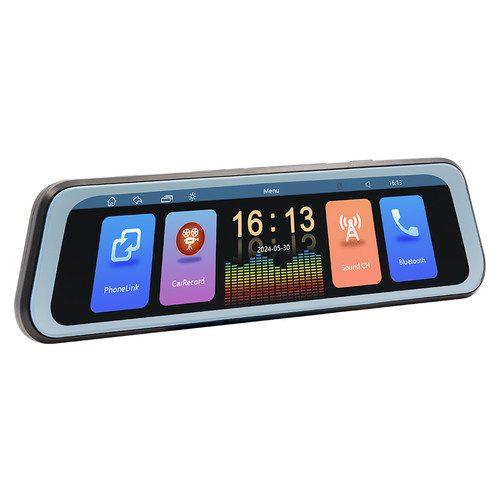 Rearview mirror dash cam - mirror, touch