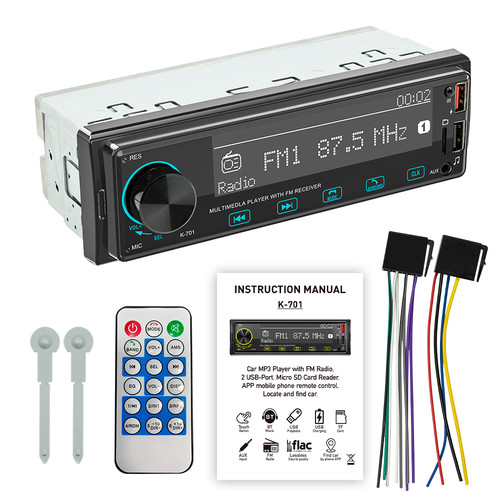 Radio car stereo - radio, head