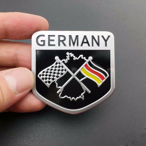 Metal german flag - 3d,