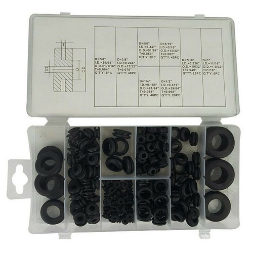 180pcs sizes rubber grommet - 8,