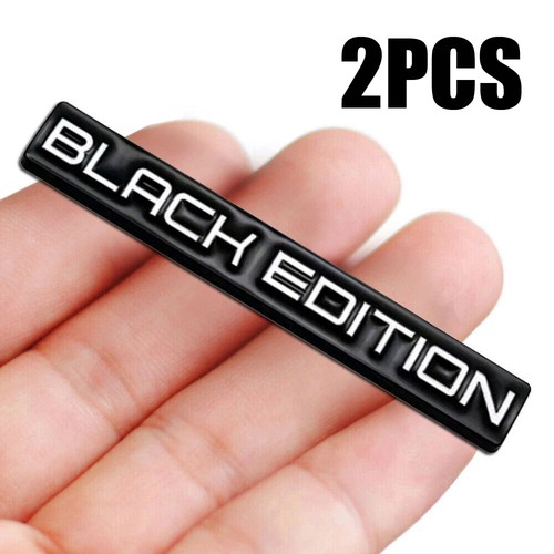 Black edition logo sticker - black,