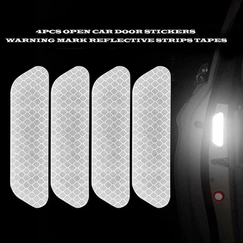 Reflective white tape mark - reflective,