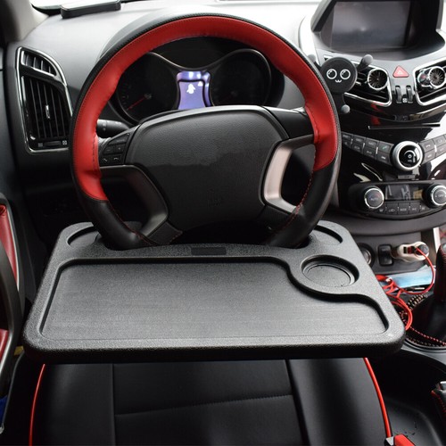 Car steering wheel - tray, laptop