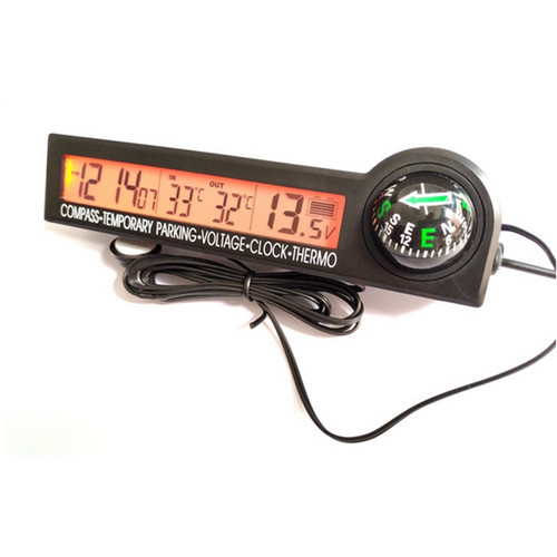 Digital clock compass - digital,