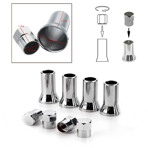 4pcs chrome vehicle car - chrome,