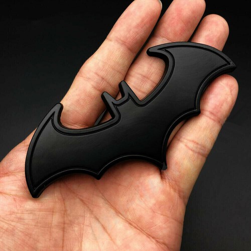 Metal chrome batman - 3d, emblem