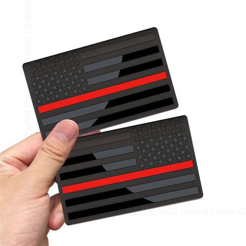 2pcs metal sticker american - 2pcs,