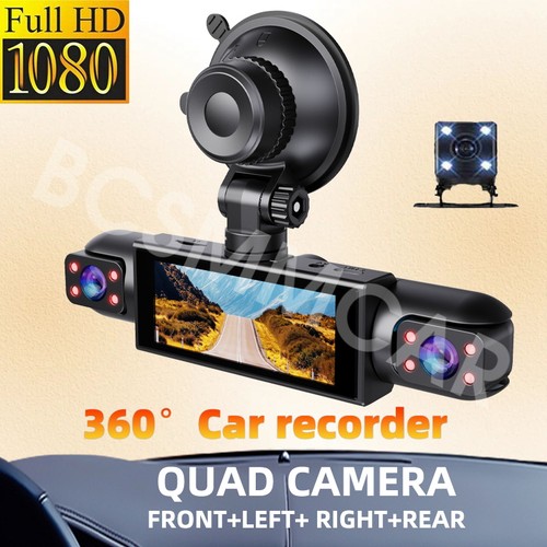 Car four lens dash cam - lens, 1080p